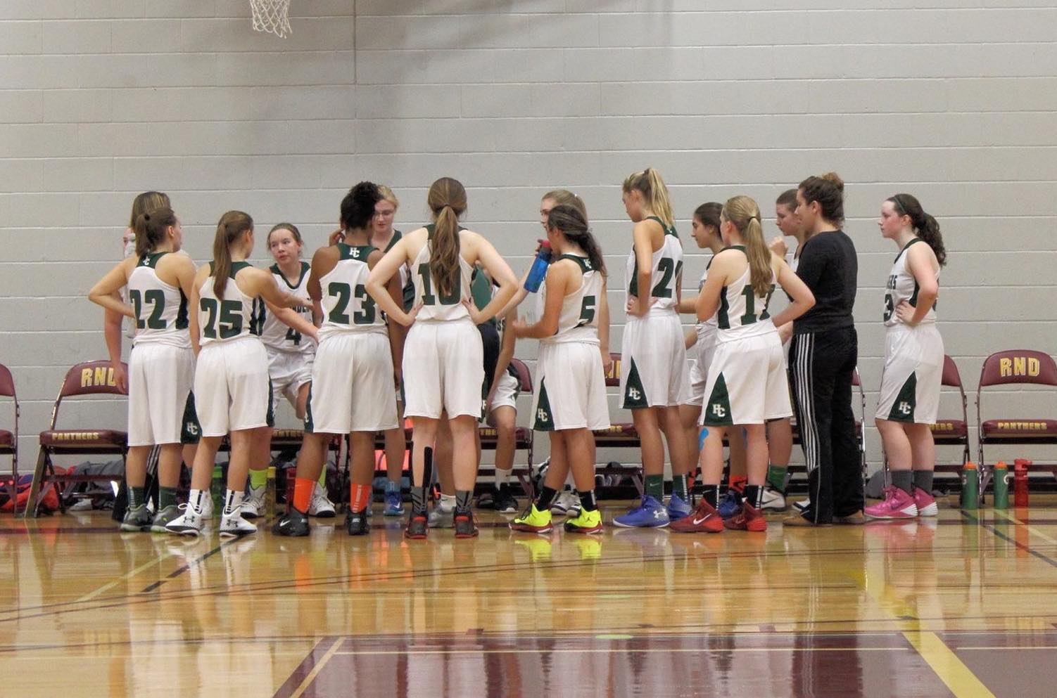 Junior Girls Basketball Team 2014