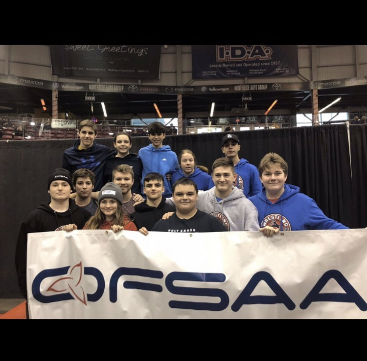 Holy Cross OFSAA wrestling team