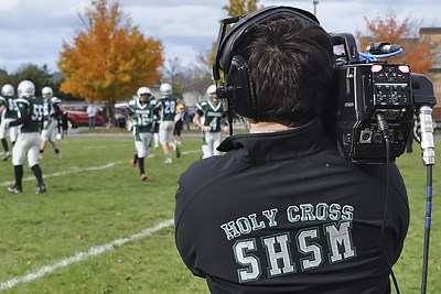 SHSM ICT student video records football for YourTV.jpg